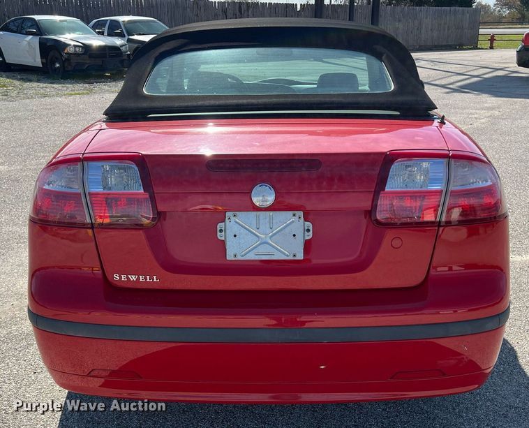 image for item KV9907 2005 Saab 9-3 convertible