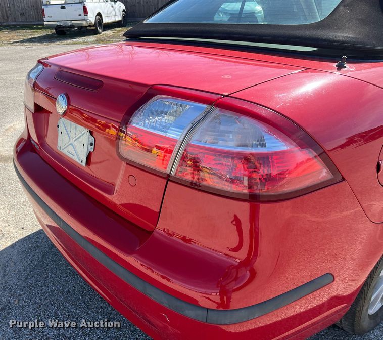 image for item KV9907 2005 Saab 9-3 convertible