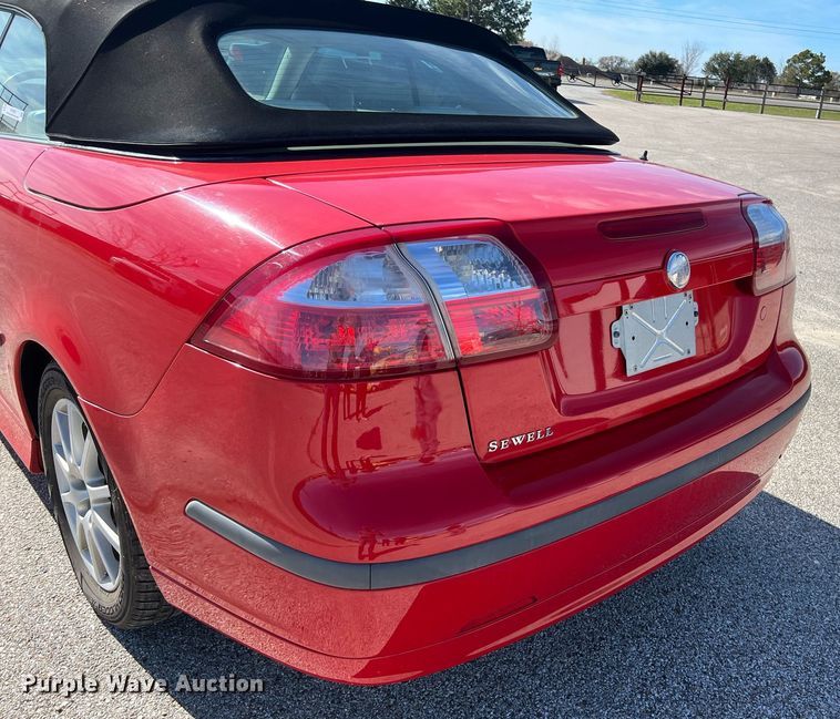 image for item KV9907 2005 Saab 9-3 convertible