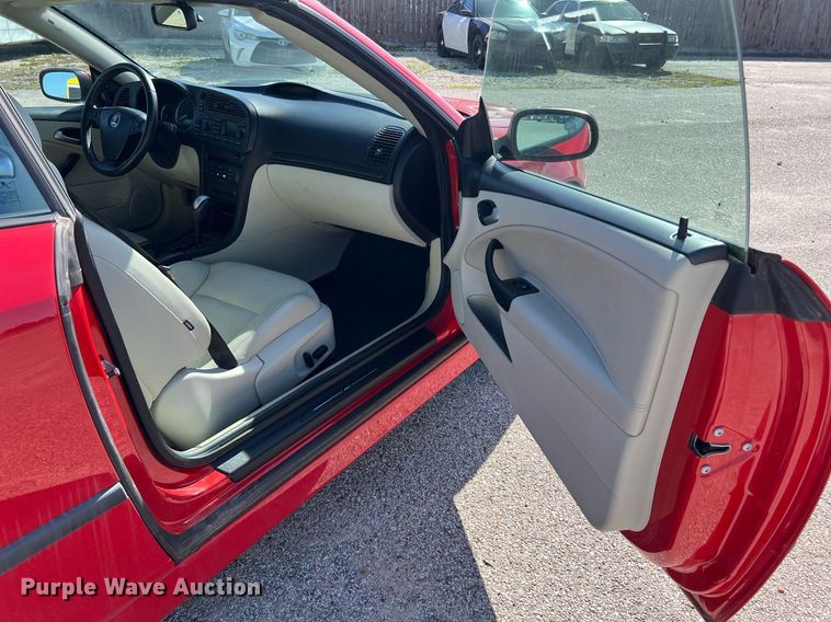 image for item KV9907 2005 Saab 9-3 convertible