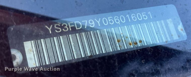 image for item KV9907 2005 Saab 9-3 convertible