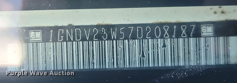 image for item LA9530 2007 Chevrolet  Uplander LS van