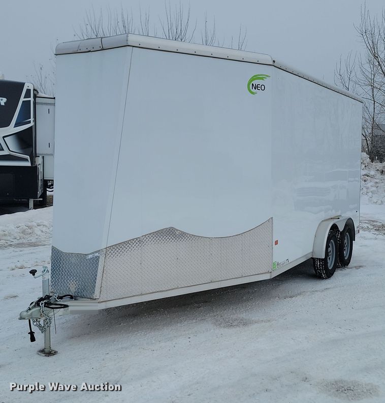 image for item LA9553 2022 NEO enclosed cargo trailer