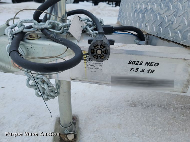 image for item LA9553 2022 NEO enclosed cargo trailer