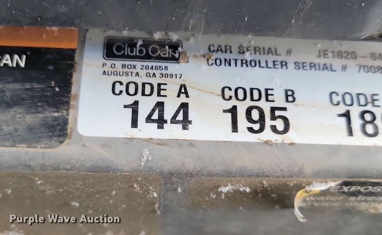 image for item LA9556 2016 Club Car golf cart