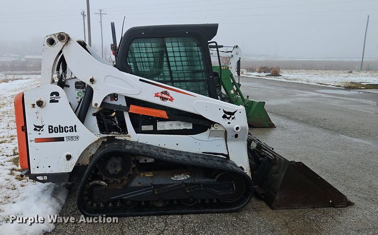 image for item LB9730 2016 Bobcat T590 tracked skid steer loader