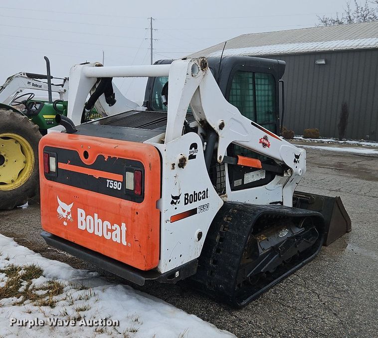 image for item LB9730 2016 Bobcat T590 tracked skid steer loader