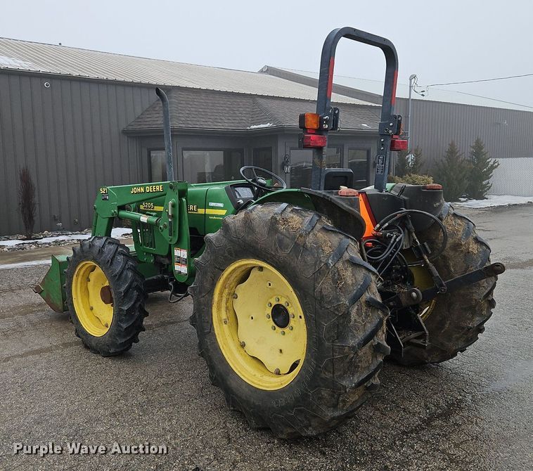 image for item LB9731 2000 John Deere 5205 MFWD tractor