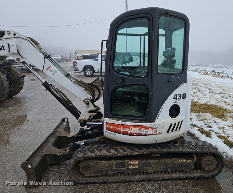 image for item LB9732 2007 Bobcat  430HAG mini excavator