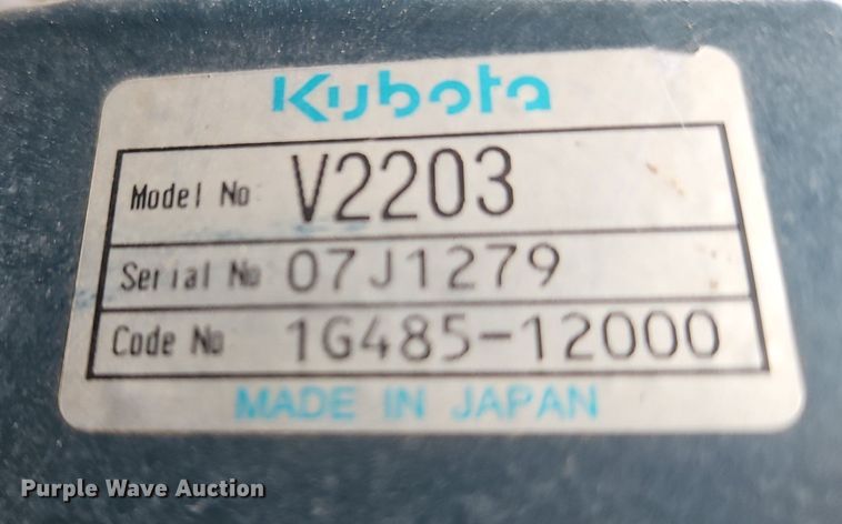 image for item LB9732 2007 Bobcat  430HAG mini excavator