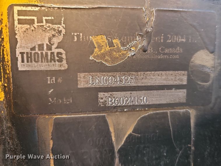 image for item LB9766 Thomas B602/150 skid steer loader