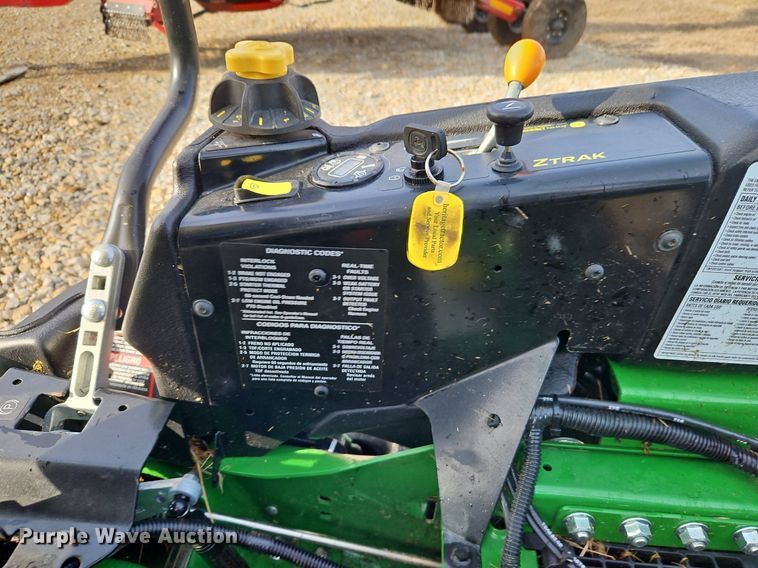 image for item LB9773 2017 John Deere Z930M ZTR lawn mower