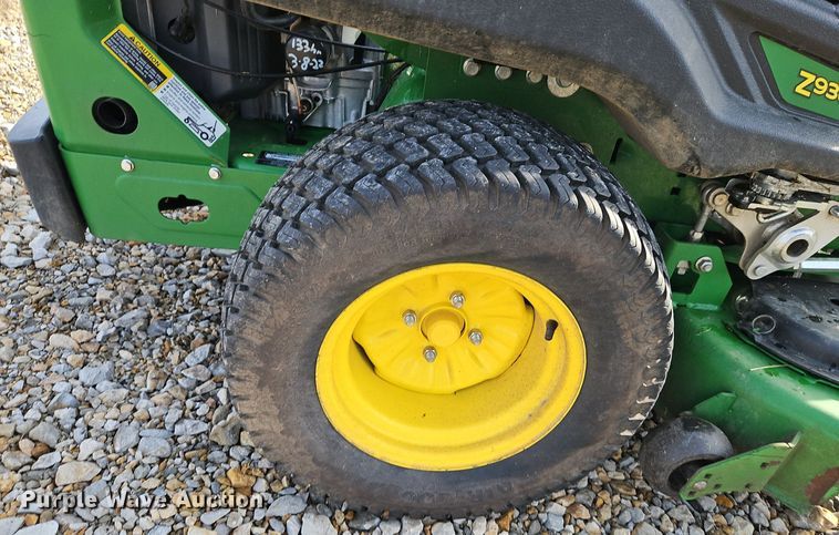 image for item LB9773 2017 John Deere Z930M ZTR lawn mower