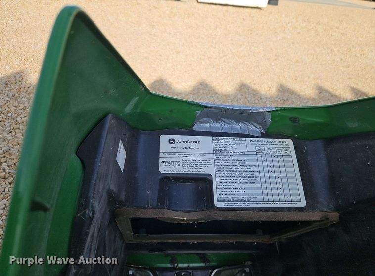 image for item LB9774 John Deere X540 lawn mower