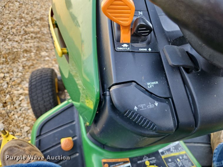 image for item LB9774 John Deere X540 lawn mower