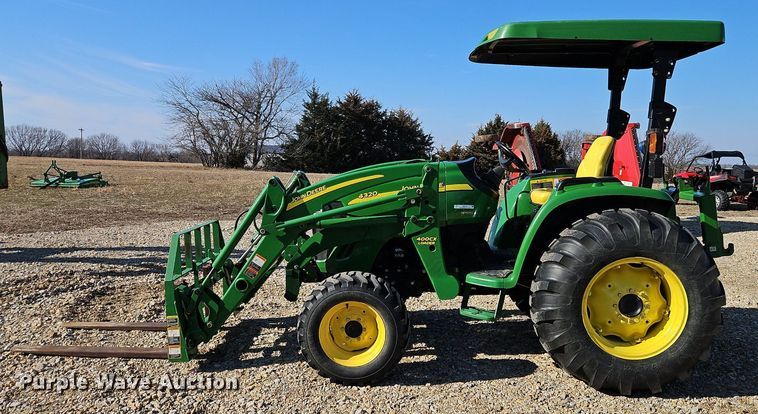 image for item LB9779 2008 John Deere 4320 MFWD tractor
