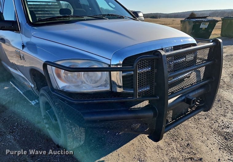 2007 Dodge Ram 3500 bale bed pickup truck in Mound City, KS Item
