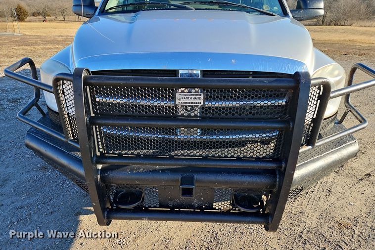 2007 Dodge Ram 3500 bale bed pickup truck in Mound City, KS Item