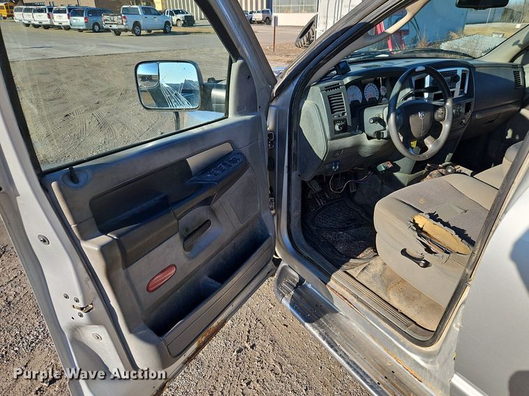 2007 Dodge Ram 3500 bale bed pickup truck in Mound City, KS Item