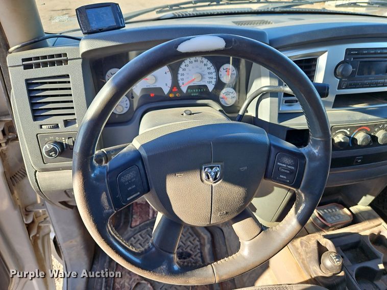 2007 Dodge Ram 3500 bale bed pickup truck in Mound City, KS Item