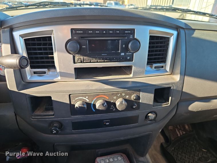 2007 Dodge Ram 3500 bale bed pickup truck in Mound City, KS Item