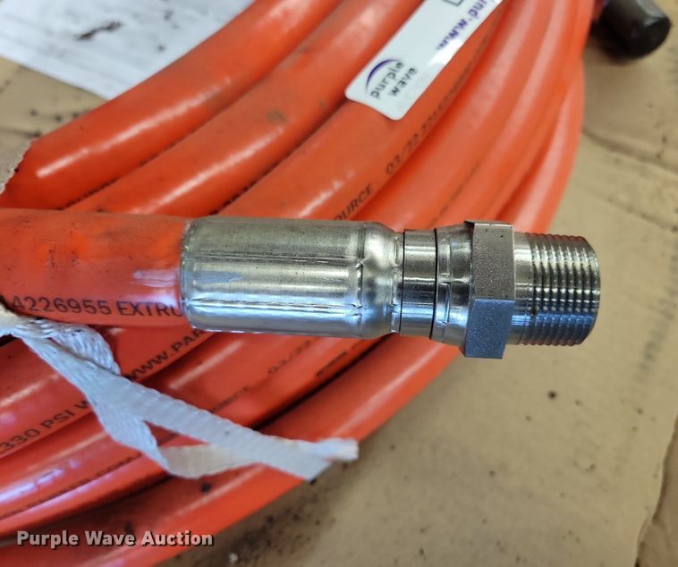 image for item LC9817 (2) Parker Parflex 518D-16 hydraulic hose