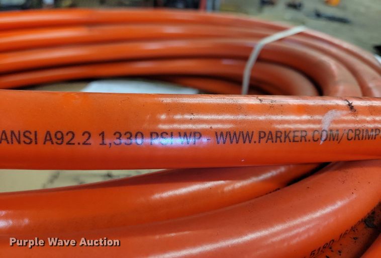 image for item LC9817 (2) Parker Parflex 518D-16 hydraulic hose