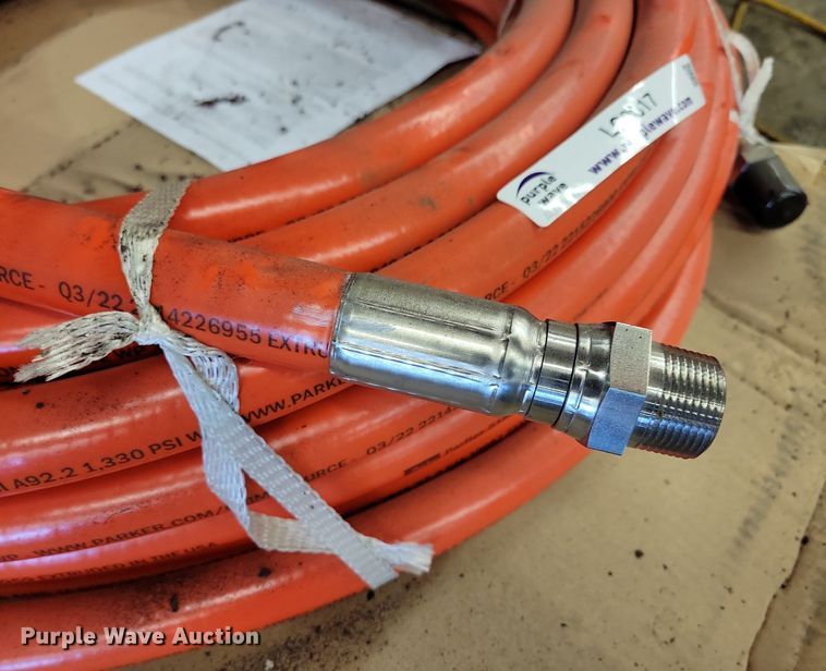 image for item LC9818 (2) Parker Parflex 518D-16 hydraulic hose