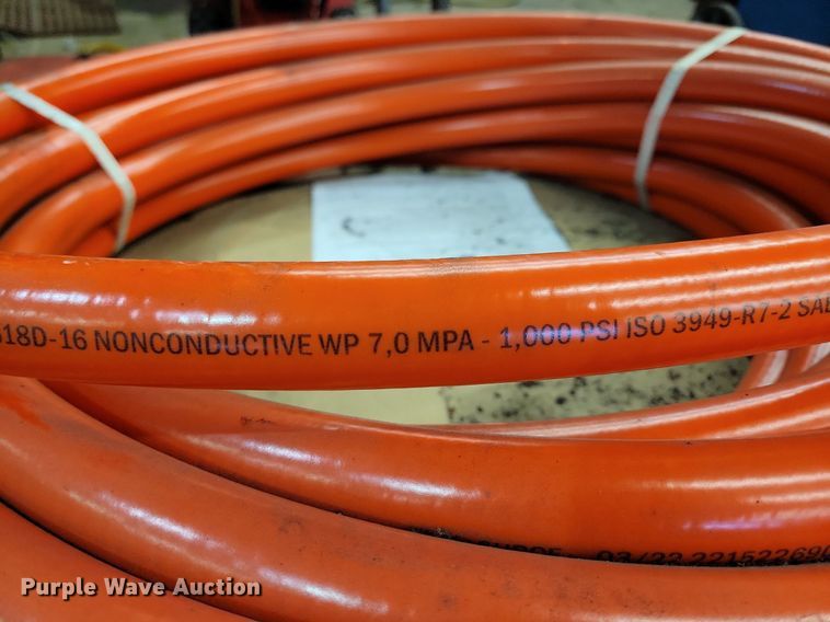 image for item LC9818 (2) Parker Parflex 518D-16 hydraulic hose