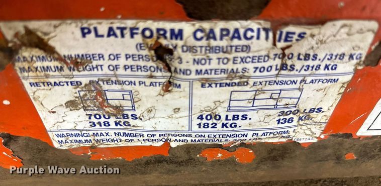 image for item LH9040 Skyjack  4830 scissor lift