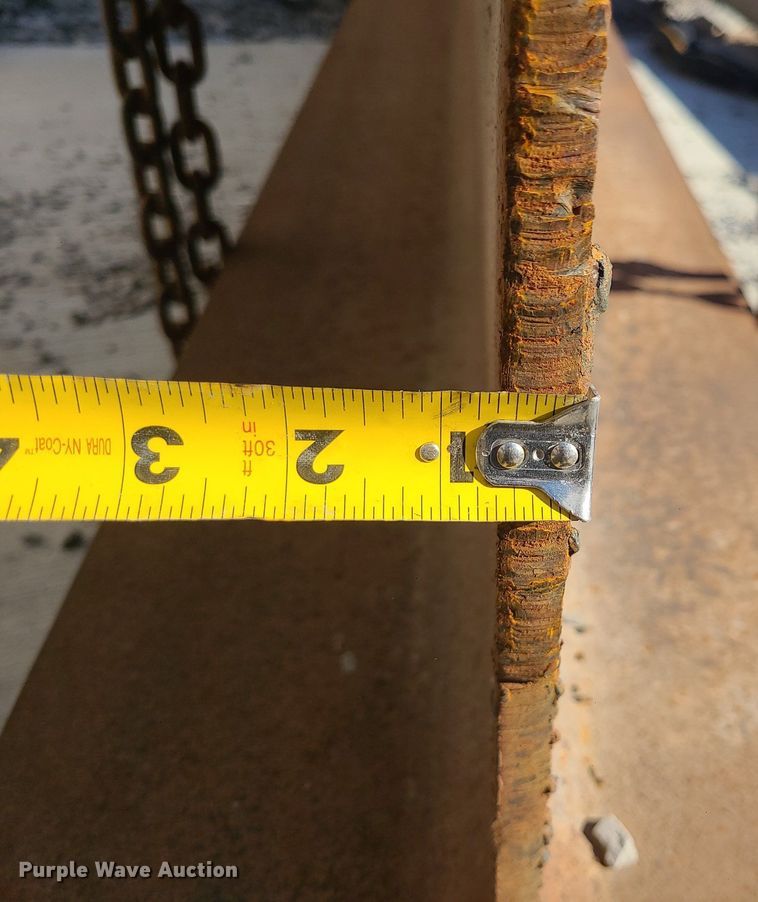 image for item LJ9539 (2) steel I-beams