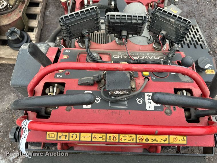 image for item LO9479 Toro Grand Stand Multi Force ZTR lawn mower