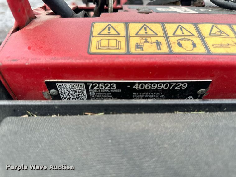 image for item LO9479 Toro Grand Stand Multi Force ZTR lawn mower