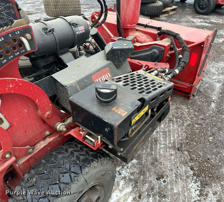 image for item LO9480 Toro Grand Stand Multi Force ZTR lawn mower