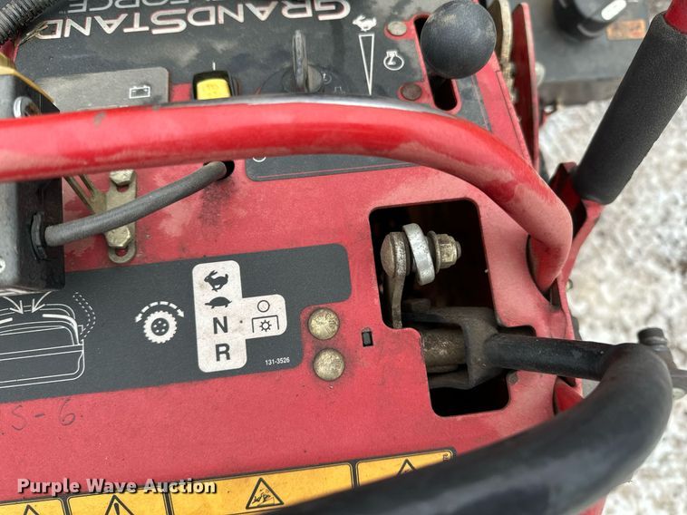 image for item LO9480 Toro Grand Stand Multi Force ZTR lawn mower