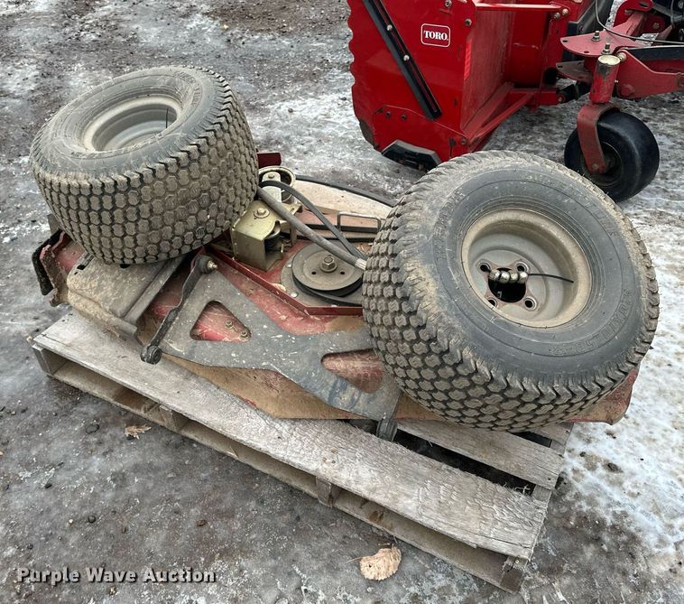 image for item LO9480 Toro Grand Stand Multi Force ZTR lawn mower