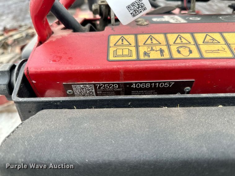 image for item LO9480 Toro Grand Stand Multi Force ZTR lawn mower