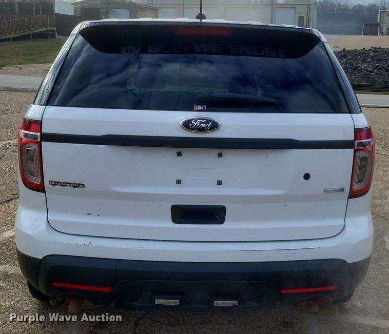 image for item MI9845 2014 Ford Explorer Police Interceptor SUV