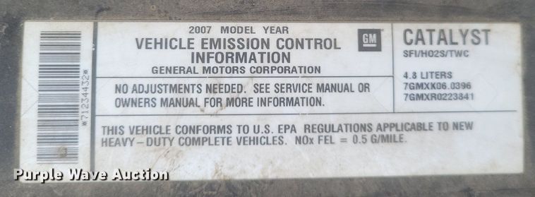 image for item MI9848 2007 Chevrolet Express  police van