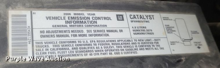 image for item MI9922 2006 Chevrolet Silverado 1500  Ext. Cab pickup truck