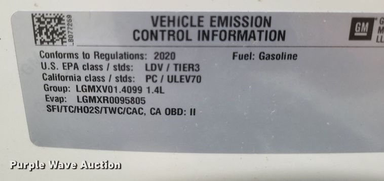 image for item MI9929 2020 Buick  Encore SUV