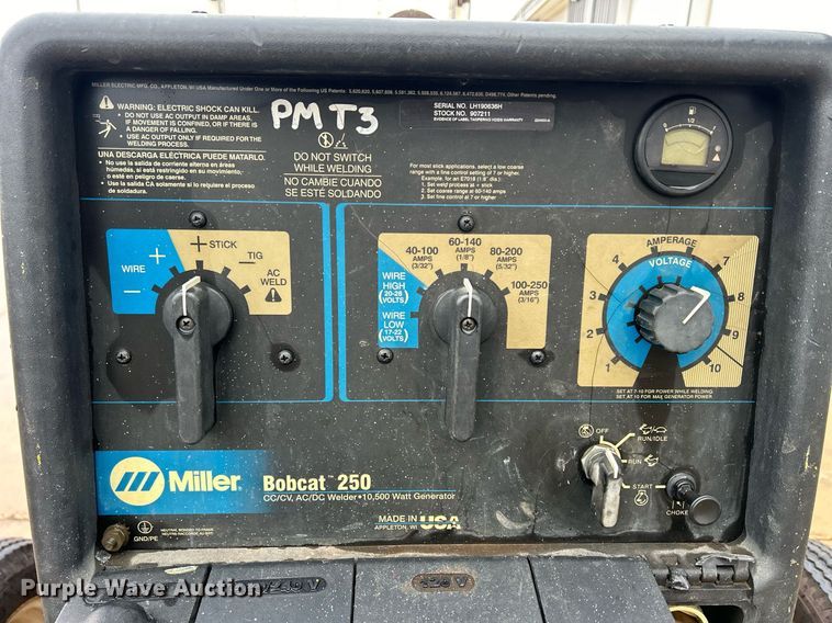 image for item MO9152 Miller  Bobcat 250 welder