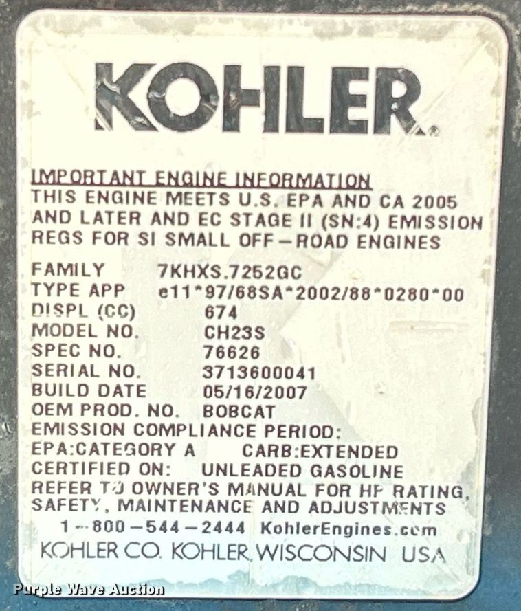 image for item MO9152 Miller  Bobcat 250 welder