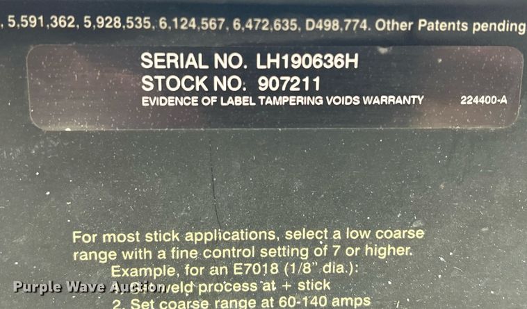 image for item MO9152 Miller  Bobcat 250 welder