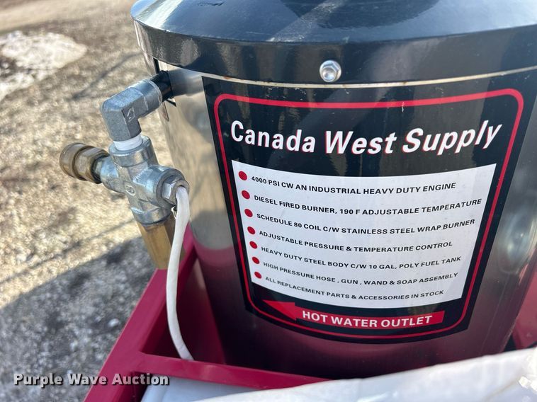 image for item MO9166 2023 Blue Viper YS4000 hot pressure washer