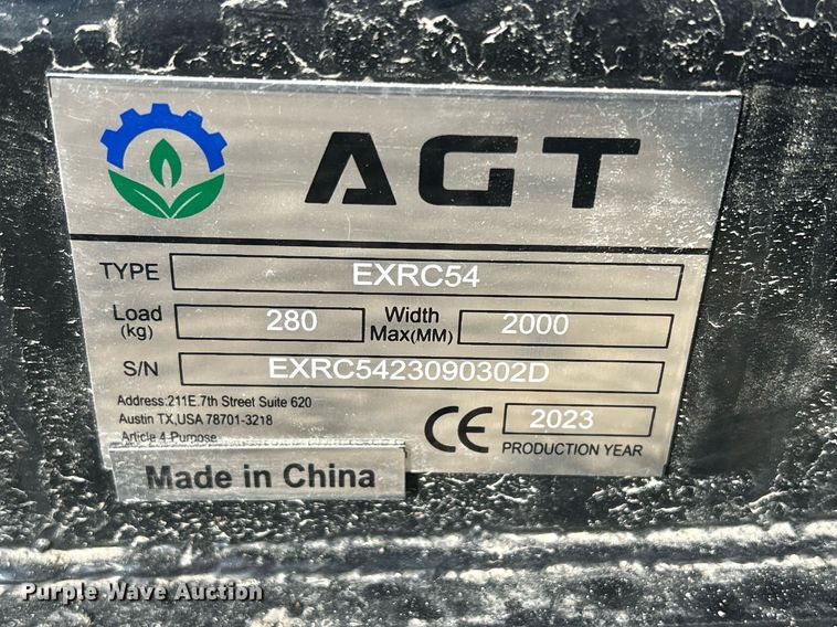 image for item MO9168 2023 Agrotk EXRC-54 excavator rotary mower