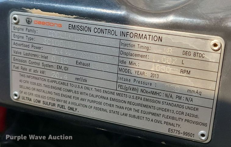 image for item MQ9597 2013 Cushman 1600XD utility vehicle