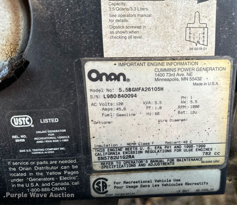 image for item NA9762 1999 Southwind  Fleetwood RV