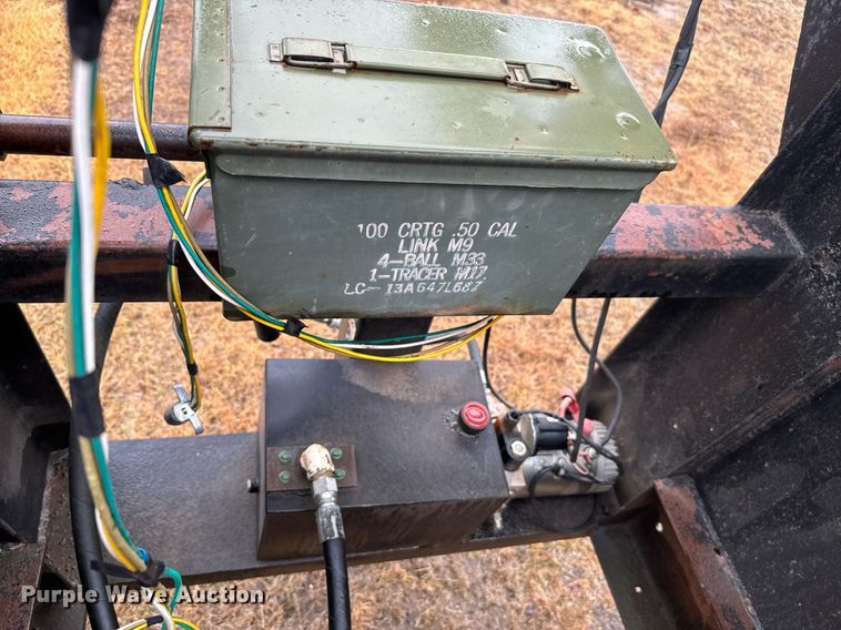 image for item NA9774 Shop built  dump trailer