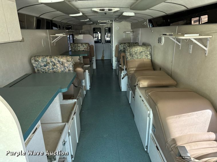 image for item NA9787 2005 Blue Bird blood donation bus